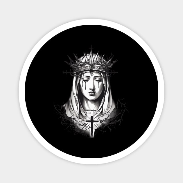 Mary Prayers for the Dying Magnet by animegirlnft